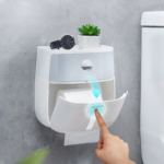 Double-layer tissue box