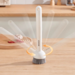 Rotating longhandle pot brush（one package）
